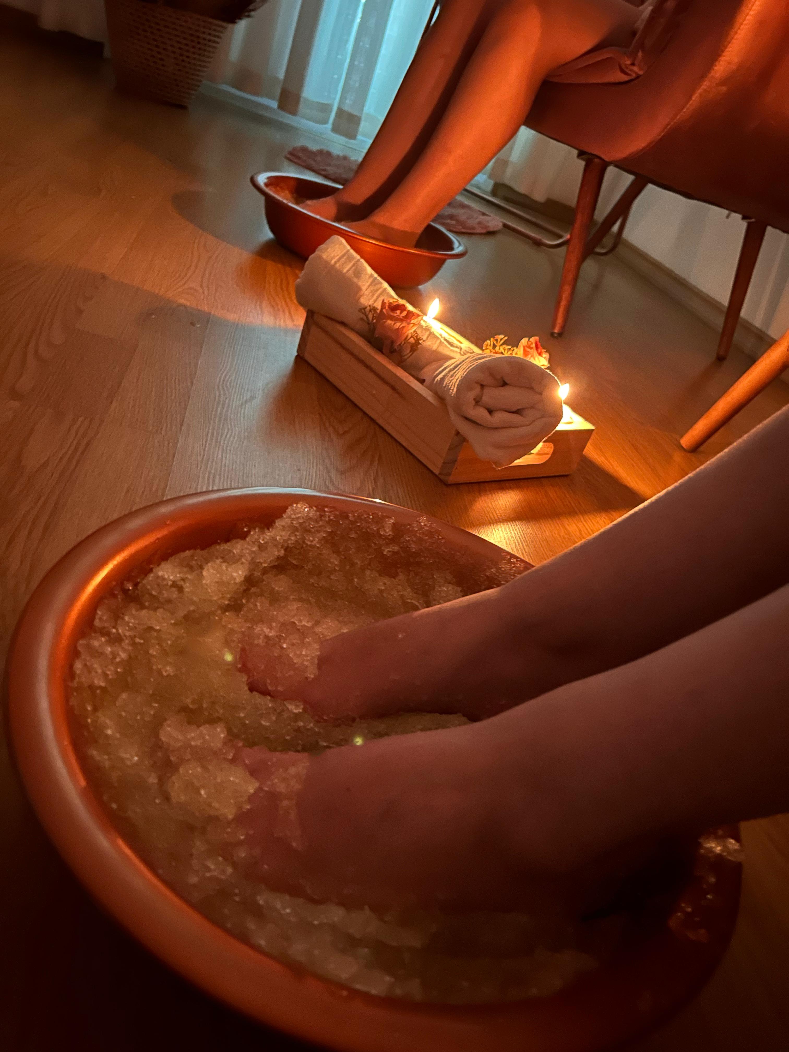 Escalda-pés Relaxante Escalda-pés do Spa - Spa Harmoniê
